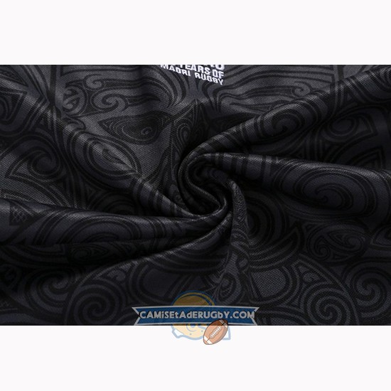 Camiseta Nueva Zelandia All Blacks Maori Rugby 100th Conmemorative
